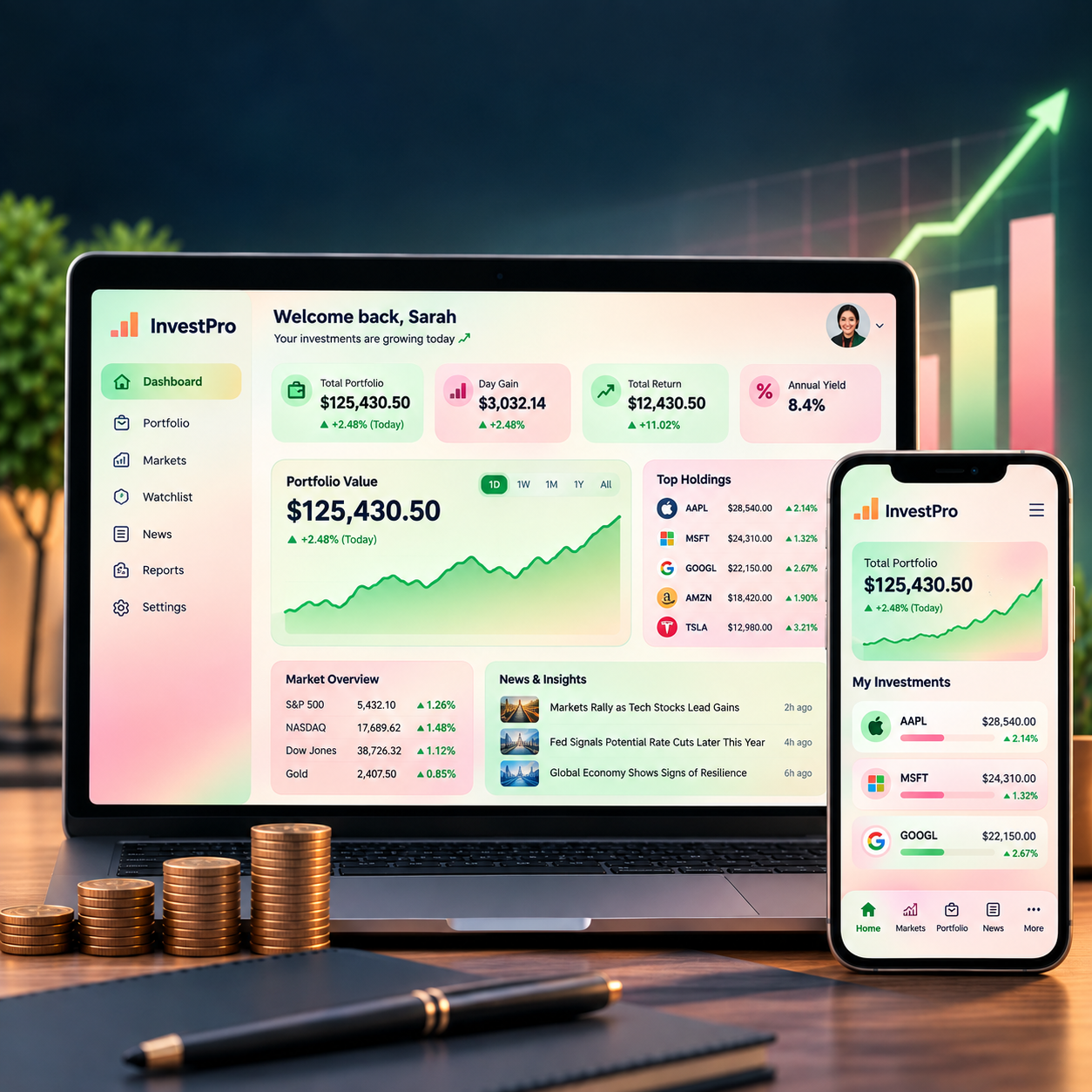 Investment Web Application